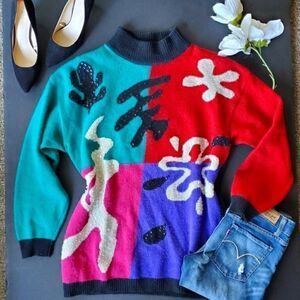 💍Vintage SK & company Matisse sequin Sweater